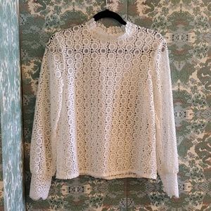 Crochet lace blouse